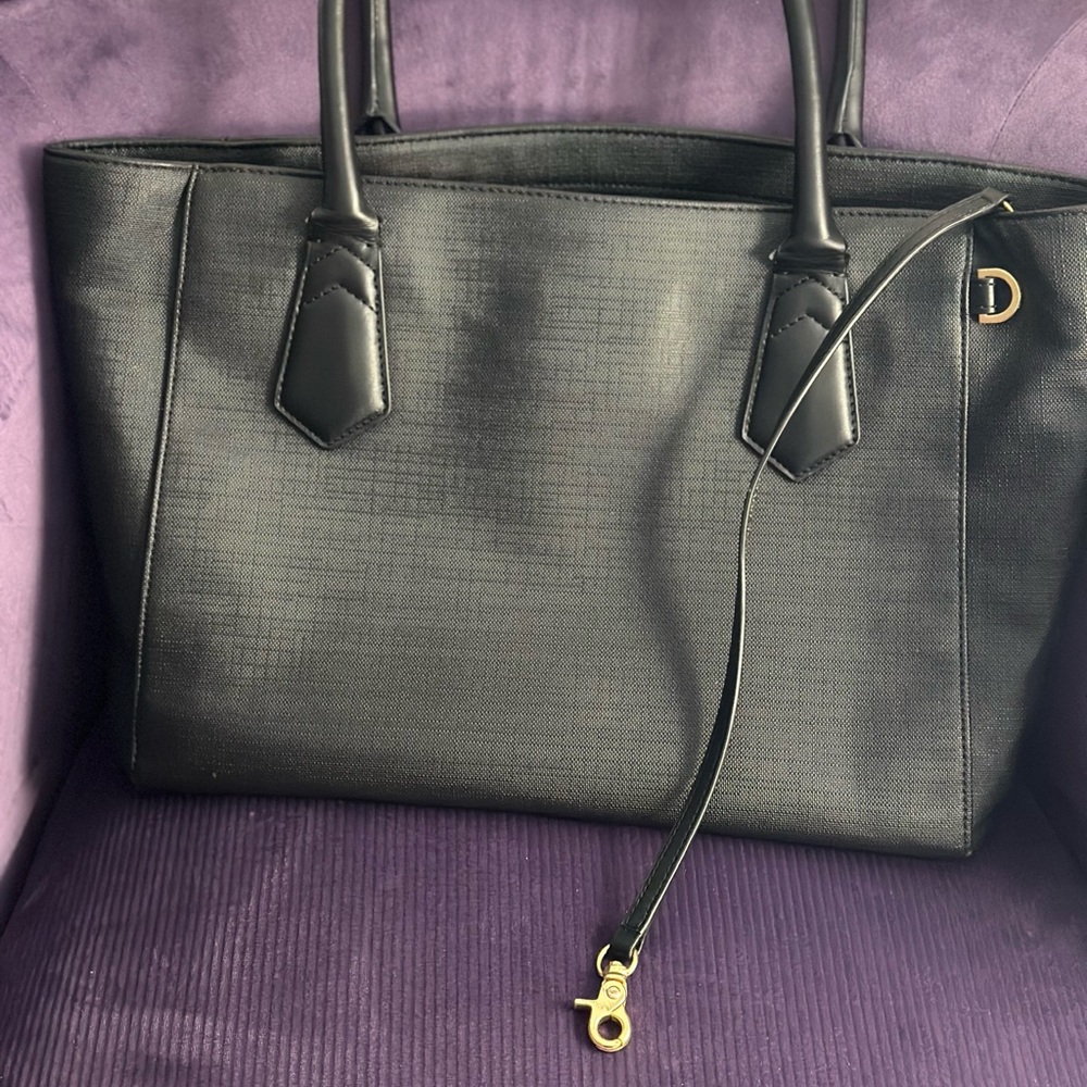 Dagne Dover Black Work Bag